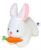 Deals India Rabbit with Carrot Stuffed Soft Plush Toy, White (26 cm)